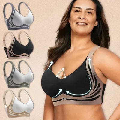 Wireless Bra Seamless Breathable Wire-Free Support