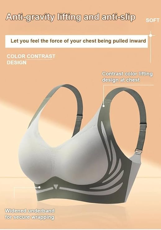 Wireless Bra Seamless Breathable Wire-Free Support