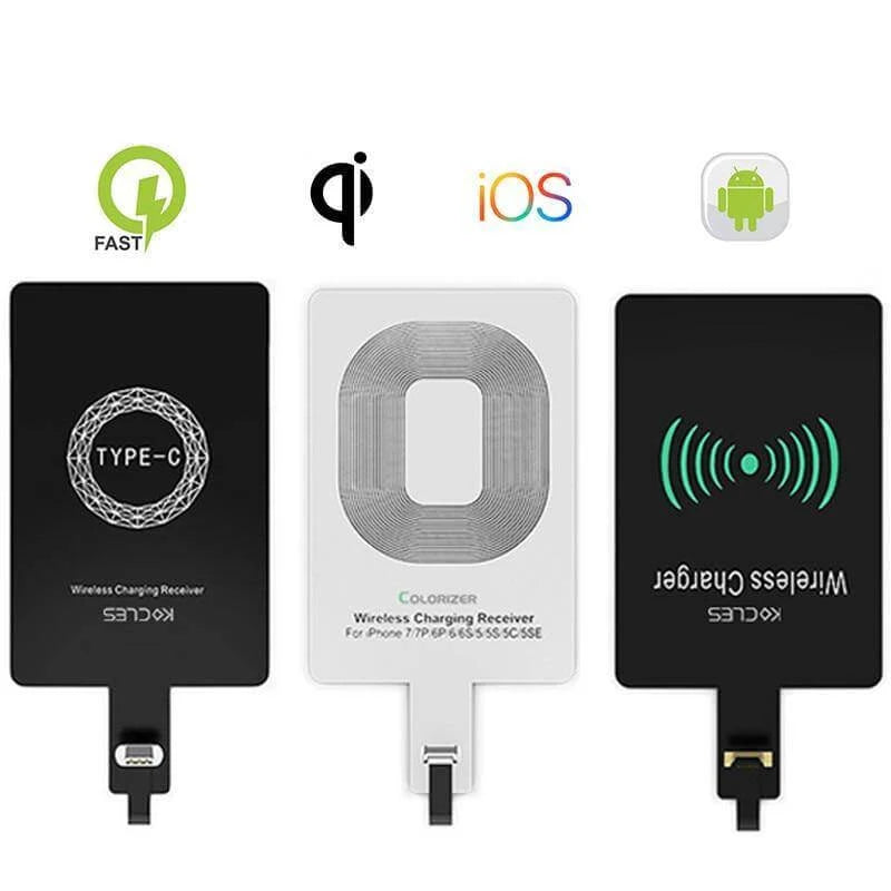 Wireless Charging Receiver Qi-Compatible Slim Design