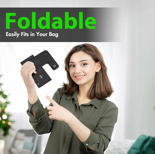 Wireless Charging Stand 3-In-1 Foldable Fast Charging