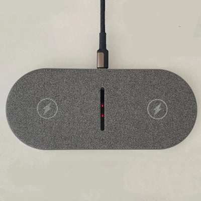 Wireless Charging Station Dual Device Qi-Compatible 40W