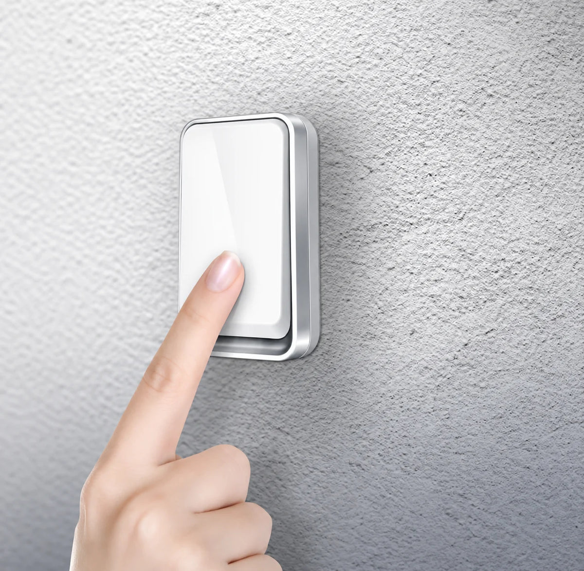 Wireless Doorbell Battery-Free Kinetic 394 Ft Range