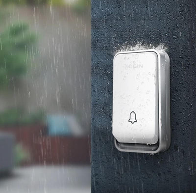 Wireless Doorbell Battery-Free Kinetic 394 Ft Range
