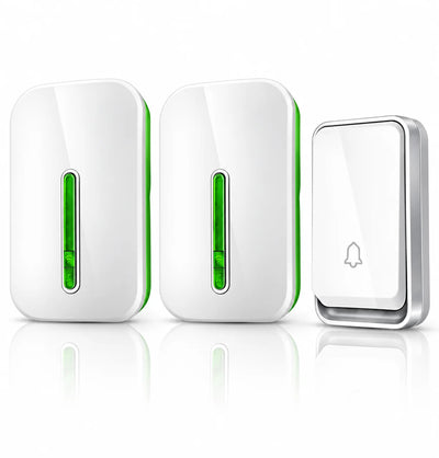 Wireless Doorbell Battery-Free Kinetic 394 Ft Range