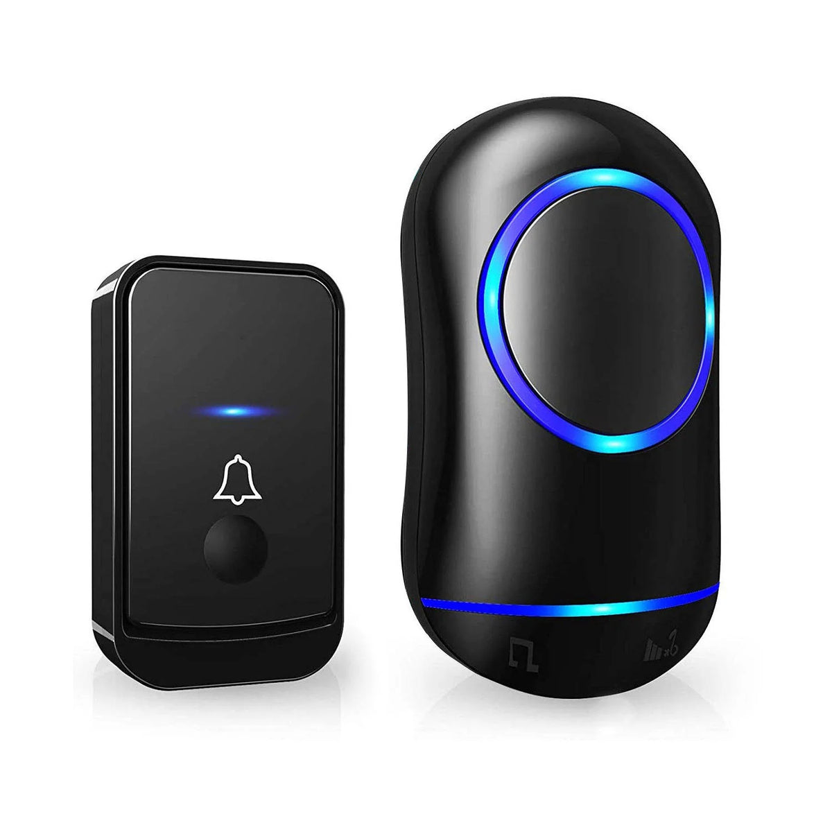 Wireless Doorbell Kit 1000 Ft Range Weatherproof Button