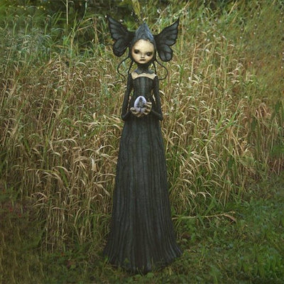 Witch Figurine Lightweight Halloween Tabletop Decor