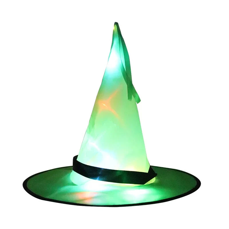 Witch Hat LED-Lit Hanging Eyelet & Stable Brim