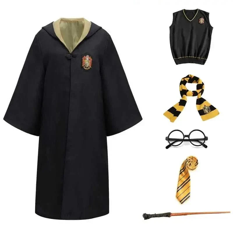 Wizard Costume Robe & Accessories Set