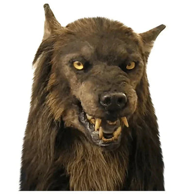 Wolf Mask Silicone Breathable Fit Synthetic Hair