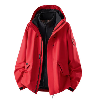 Women's 3-In-1 Jacket Waterproof Detachable Fleece Liner Windproof