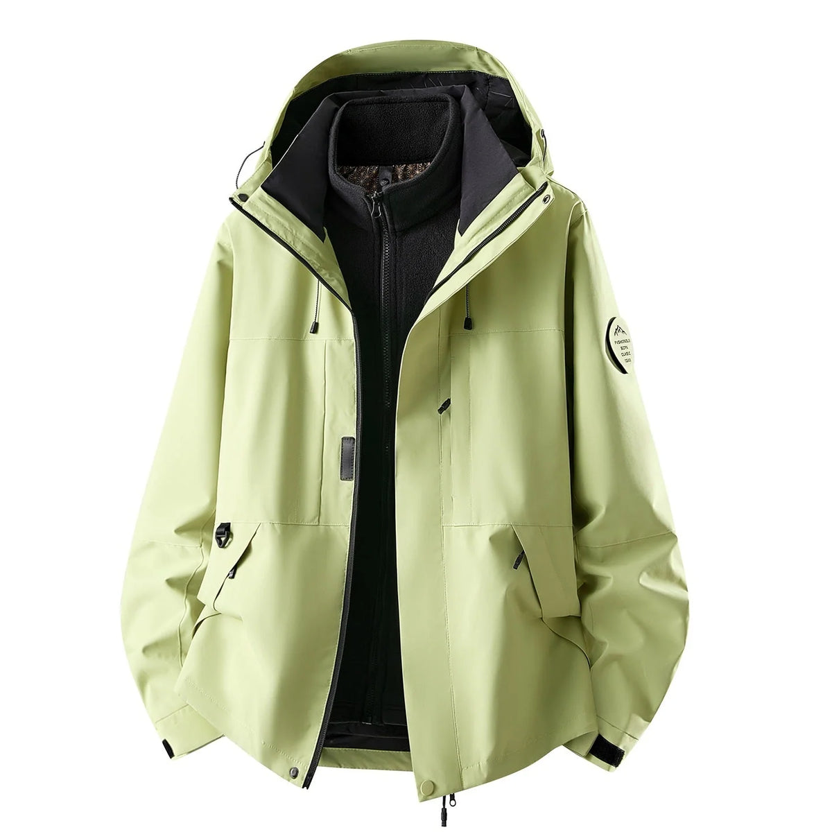 Women's 3-In-1 Jacket Waterproof Detachable Fleece Liner Windproof