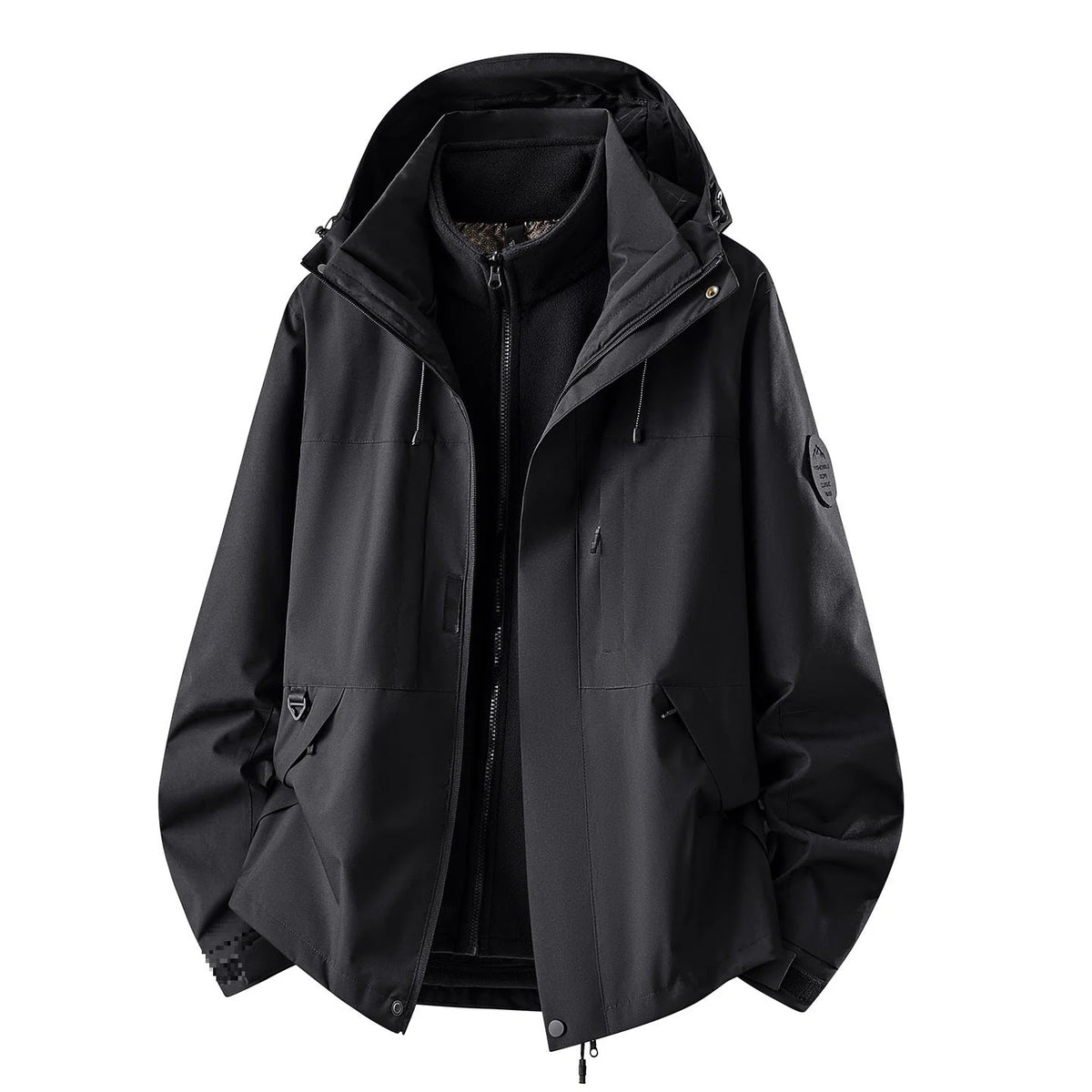 Women's 3-In-1 Jacket Waterproof Detachable Fleece Liner Windproof