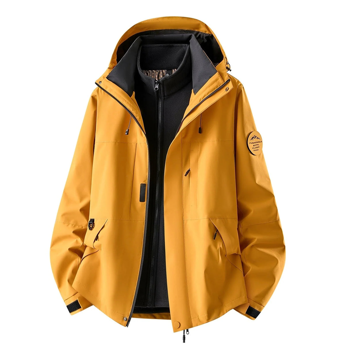 Women's 3-In-1 Jacket Waterproof Detachable Fleece Liner Windproof