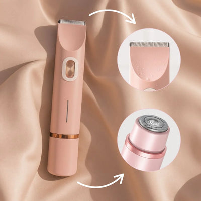 Women's Intimate Shaver USB-C Rechargeable 2-in-1 Head