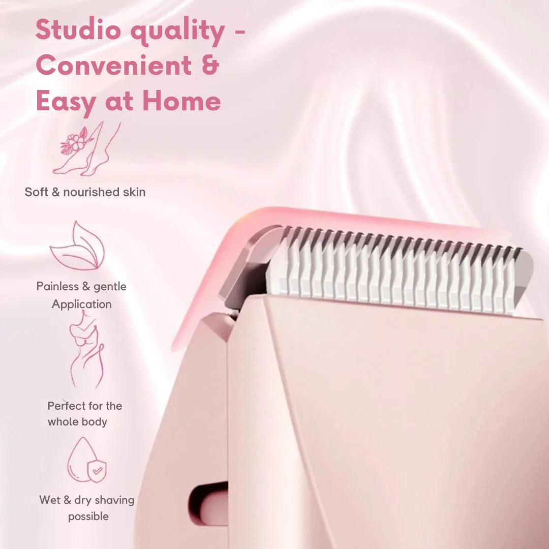 Women's Intimate Shaver USB-C Rechargeable 2-in-1 Head