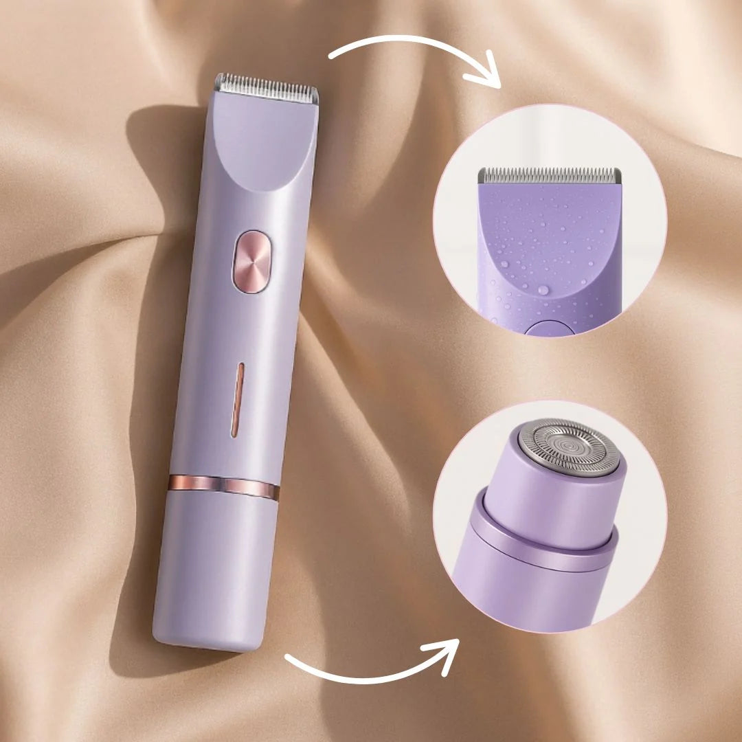 Women's Intimate Shaver USB-C Rechargeable 2-in-1 Head