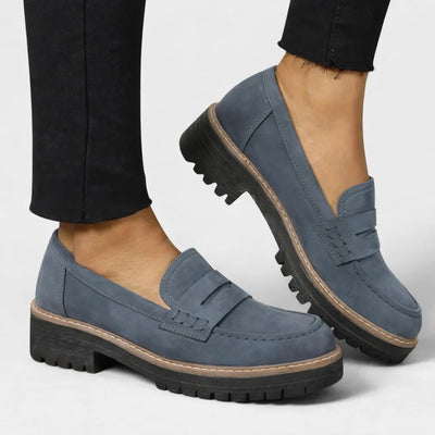 Women's Loafers Slip-On Cushioned Footbed Treaded Outsole