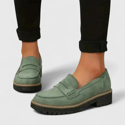 Women's Loafers Slip-On Cushioned Footbed Treaded Outsole