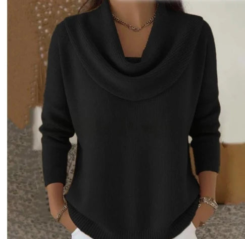 Women's Pullover Sweater Thick Warm Loose Fit
