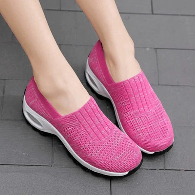 Women's Slip-On Shoes Cushioned Arch & Heel Support