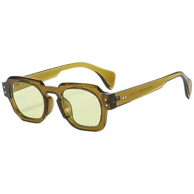 Women's Sunglasses Square Retro Frame Lightweight UV400 Protection