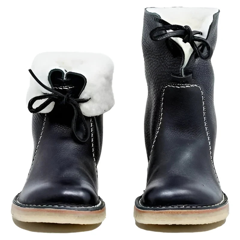 Women's Winter Boots Wool-Lined Water-Resistant Rubber Sole