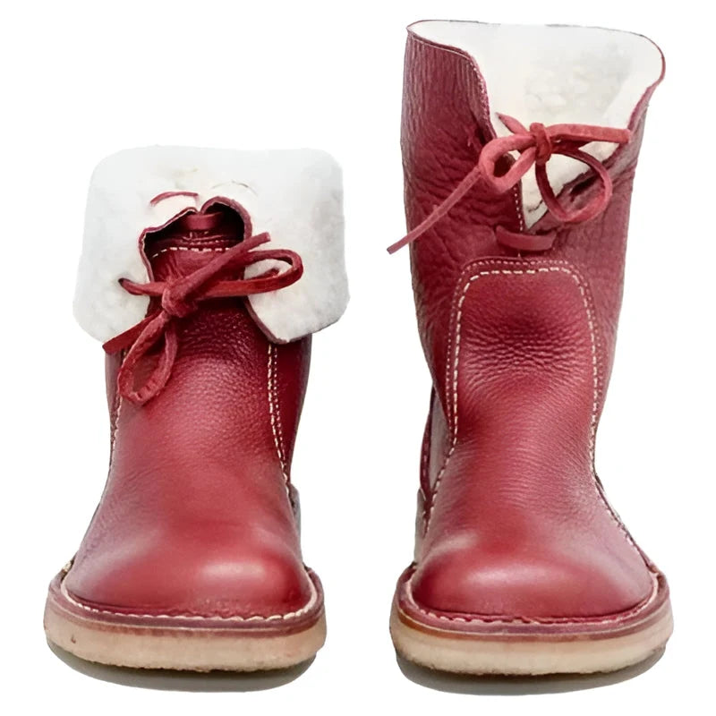 Women's Winter Boots Wool-Lined Water-Resistant Rubber Sole