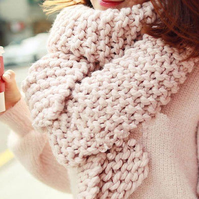 Wool Scarf Handwoven Soft & Warm 69-Inch-Plus Length
