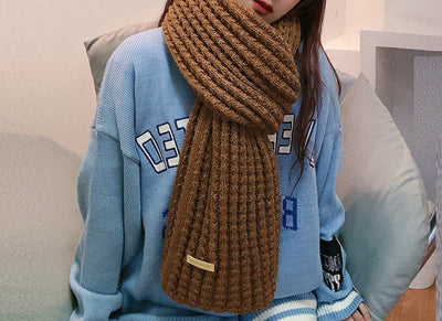 Wool Scarf Handwoven Soft & Warm 69-Inch-Plus Length