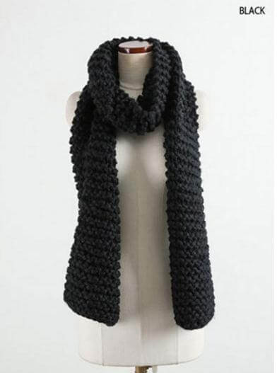 Wool Scarf Handwoven Soft & Warm 69-Inch-Plus Length