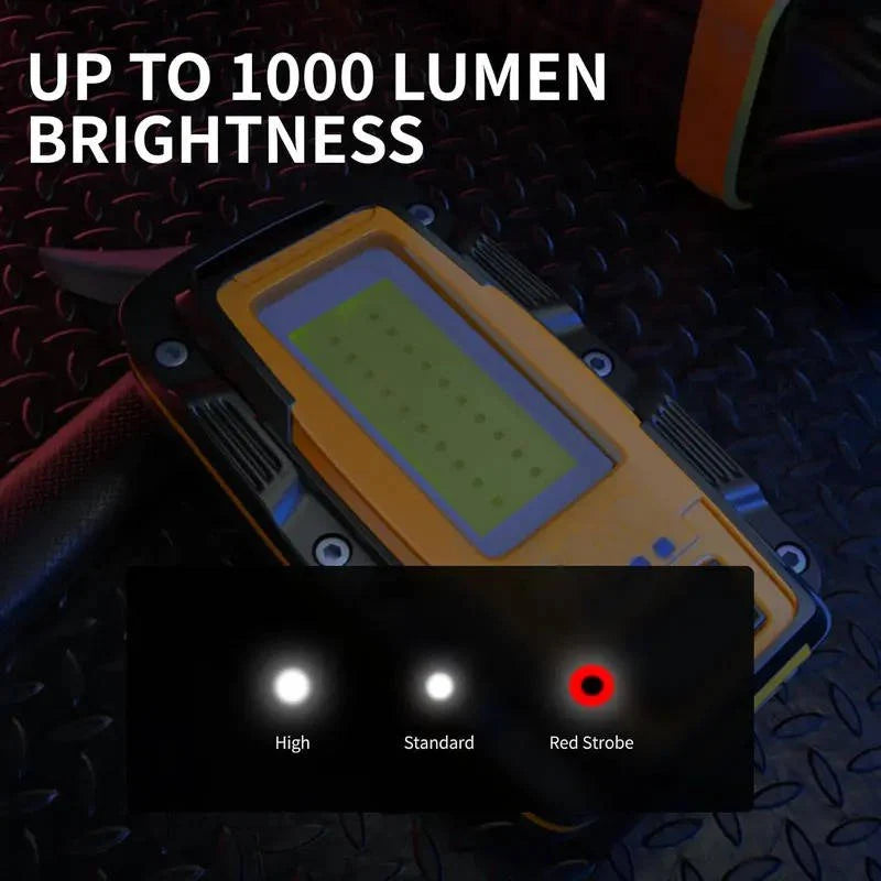 Work Light 1000 Lumens Magnetic Base & Rotating Hook