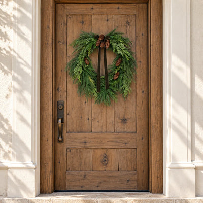 Wreath Heart Shaped Pine & Evergreen 24 Inch