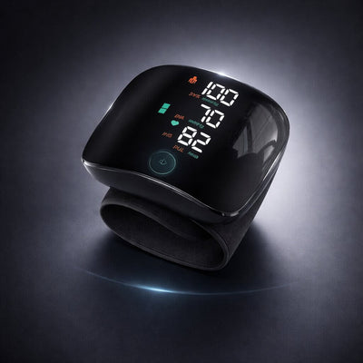 Wrist Blood Pressure Monitor Touch Display & Voice Function