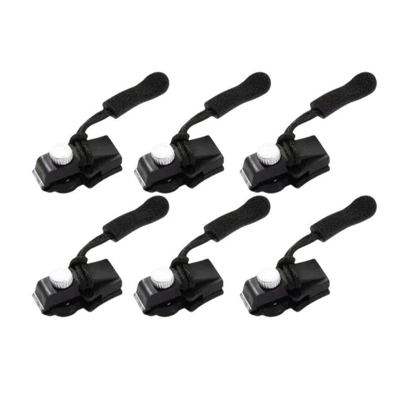 Zipper Repair Clips Tool-Free Snap-On Set of 6