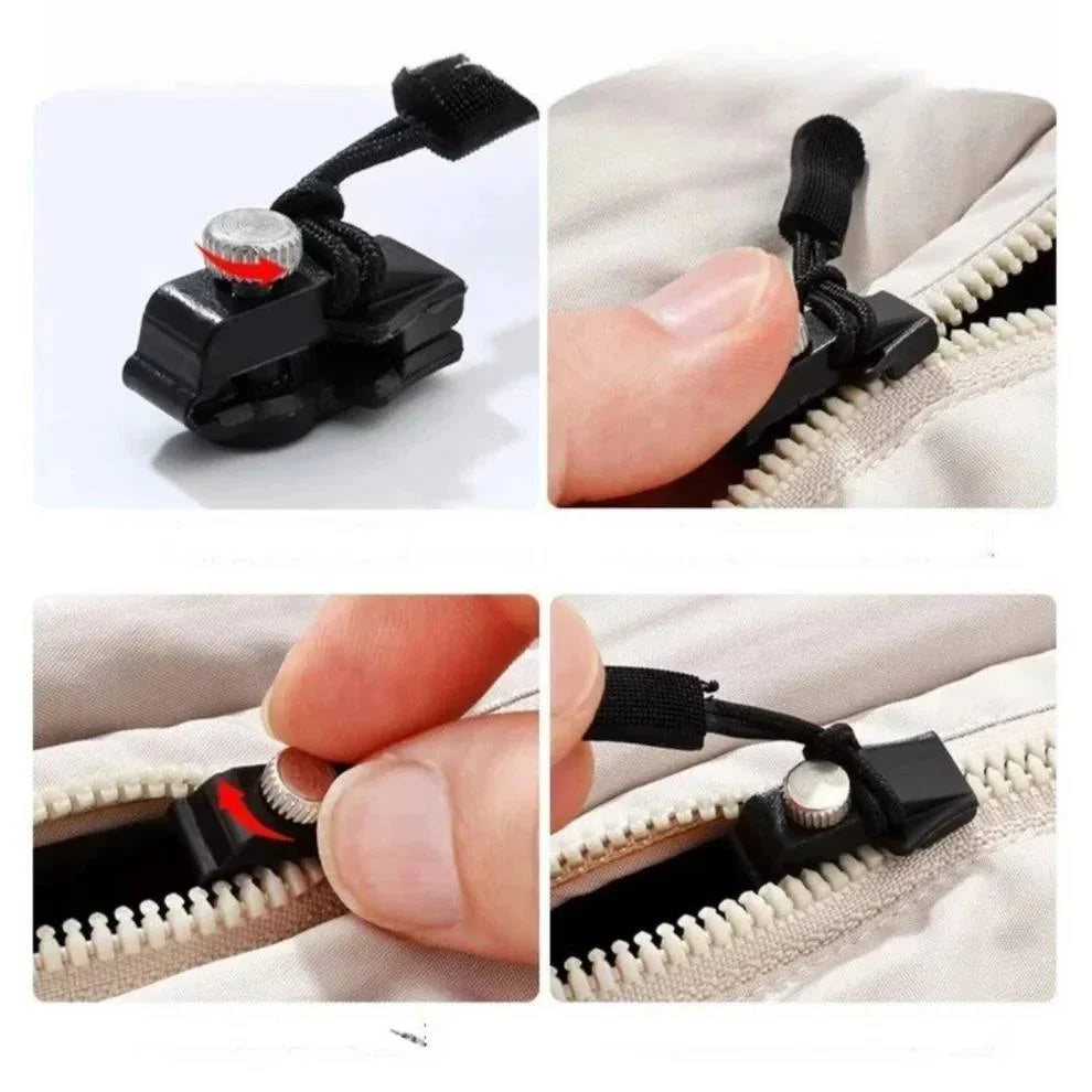 Zipper Repair Kit Clip-On Sliders Set of 6