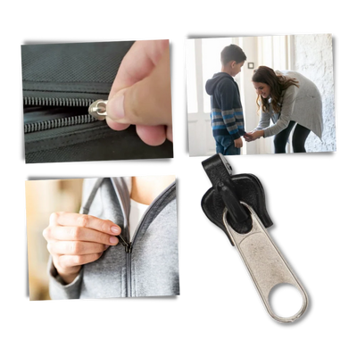 Zipper Slider Repair Set Aluminum Tool-Free Set of 6